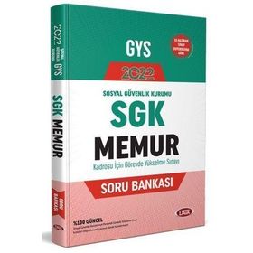 Sgk Memur Gys Soru Bankası 2022 - Data Yayınları