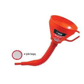 SGS 1.2 lt Çelik Süzgeçli Spiralli Huni