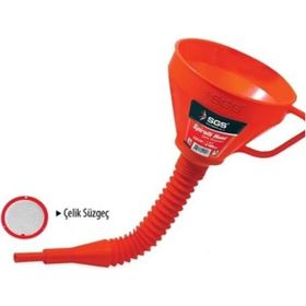 SGS 1.2 lt Çelik Süzgeçli Spiralli Huni