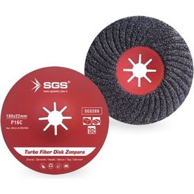 SGS 115 mm Turbo Fiber Disk Zımpara