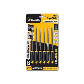 SGS 1357 6 Parça 4x160 mm Mini Eğe Seti