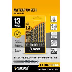 SGS 1417 13 Parça Matkap Ucu