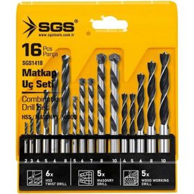 SGS 1418 16 Parça Matkap Ucu