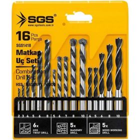 SGS 1418 16 Parça Matkap Ucu