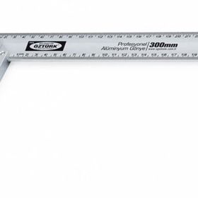 SGS 1700 25 cm Terazili Öztürk Alüminyum Gönye