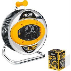 SGS 2110 20 mt Metal Makaralı Uzatma Kablosu