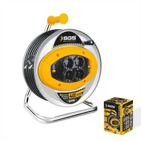 SGS 2112 40 mt Metal Makaralı Uzatma Kablosu