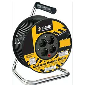 SGS 2130 20 mt Metal Makaralı Uzatma Kablosu