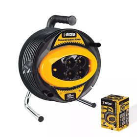 SGS 2135 40 mt Metal Makaralı Uzatma Kablosu