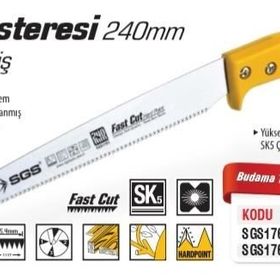 SGS 240 mm Orta Diş Budama Testeresi