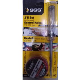 SGS 2'li Kontrol Kalemi-Elektrik Bandı Setİ