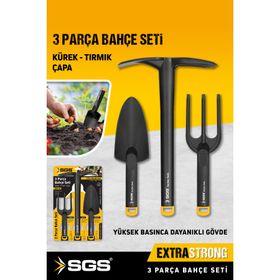SGS 3 Parça Plastik Bahçe Seti