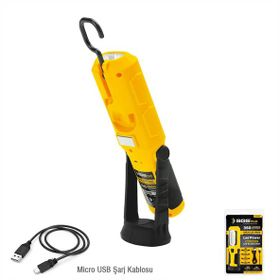 SGS 5054 Şarjlı Led Fener 350 Lümen