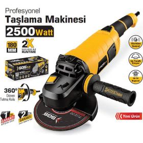 SGS 5116 2500 Watt 180 mm Kablolu Avuç Taşlama Makinesi