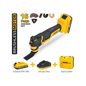 SGS 5435 20V 2 Ah Akülü Kesme Raspalama Zımpara Makinesi