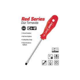 SGS SGS1023 4x125 mm Kırmızı Düz Tornavida