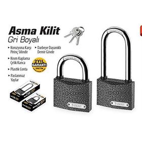 SGS SGS1332 Uzun Gri 50 mm Asma Kilit