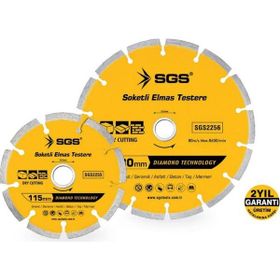 SGS SGS2255 115 mm Soketli Elmas Testere