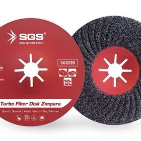 SGS SGS288 115 mm Turbo Fiber Disk Zımpara