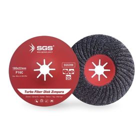 SGS SGS289 180 mm Turbo Fiber Disk Zımpara