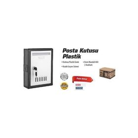 SGS SGS332 Plastik İki Anahtarlı Posta Kutusu