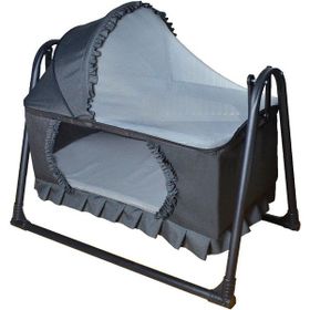 Shadow Happy Baby Elit Keten Pratik Portatif Sallanır Gri Hamak Beşik