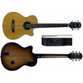 Shadow JM CA44 Nat Thin Kasa Elektro Akustik Gitar
