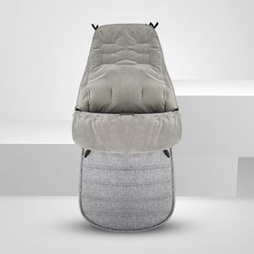 Shalwinn Cosytoes Footmuff Astarlı Evrensel Uydurma Gri Puset ve Bebek Arabası Ayak Tulumu