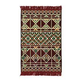 Shark Anatolia Baklava Bordo 80x120 cm Kilim