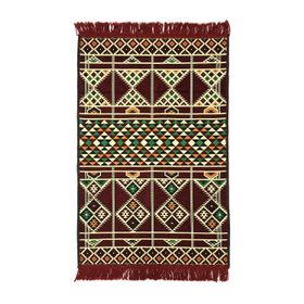 Shark Anatolia Baklava Bordo 80x120 cm Kilim