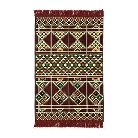 Shark Anatolia Baklava Bordo 80x120 cm Kilim