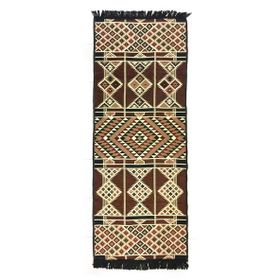 Shark Anatolia Baklava Kahve 70x190 cm Kilim