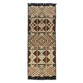 Shark Anatolia Baklava Kahve 70x190 cm Kilim