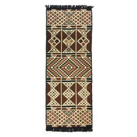 Shark Anatolia Baklava Kahve 70x190 cm Kilim