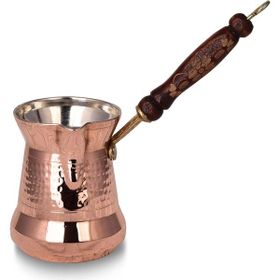 Shark Anatolia Sultan Ahşap Kulplu Bakır Cezve