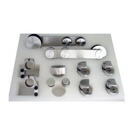 Shark HT-8101E-SET-CAM Lama Paslanmaz Sürme Cam Kapı Mekanizma Seti