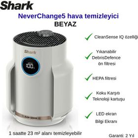 Shark Neverchange5 Compact Pro Beyaz Hava Temizleyici