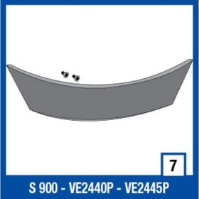Shark VE2445P Şeffaf S900C Arka Tepe Havalandırma