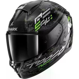 Shark Yeşil Siyah 0338 Shark Ridill 2 Molokai Kapalı Kask