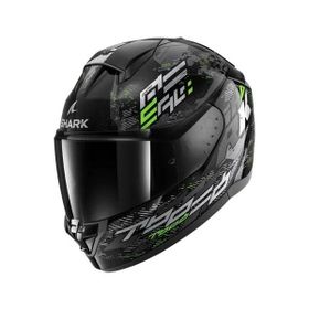 Shark Yeşil Siyah 0338 Shark Ridill 2 Molokai Kapalı Kask