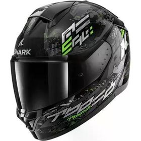 Shark Yeşil Siyah 0338 Shark Ridill 2 Molokai Kapalı Kask