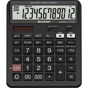 Sharp EL-CC12GP 12 Hane İşlem Kontrollü Masaüstü Hesap Makinesi