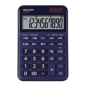 Sharp EL-M335BBL Mavi 10 Hane Masa Üstü Hesap Makinesi