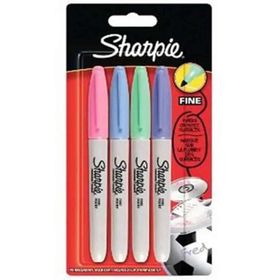 Sharpie 2065402 Fine Permanent BLS 4'lü Markör Pastel