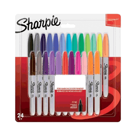 Sharpie 2065405 Fine Karışık Renkler 24'lü Permanent Markör Set