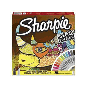 Sharpie 2110122 Fine Permanent 20'li Gergedan Markör Kalem