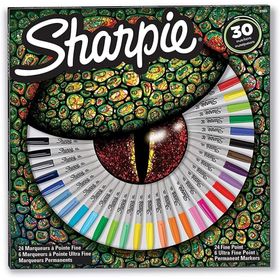Sharpie 30'lu Kertenkele Permanent Markör Kalem Seti