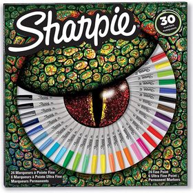 Sharpie 30'lu Kertenkele Permanent Markör Kalem Seti