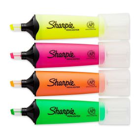 Sharpie 3501179534503 ClearView 4'lü 1953450 Fosforlu Kalem