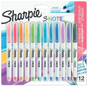 Sharpie 5783176 S Note 12 Renk Kesik Uçlu Marker Set